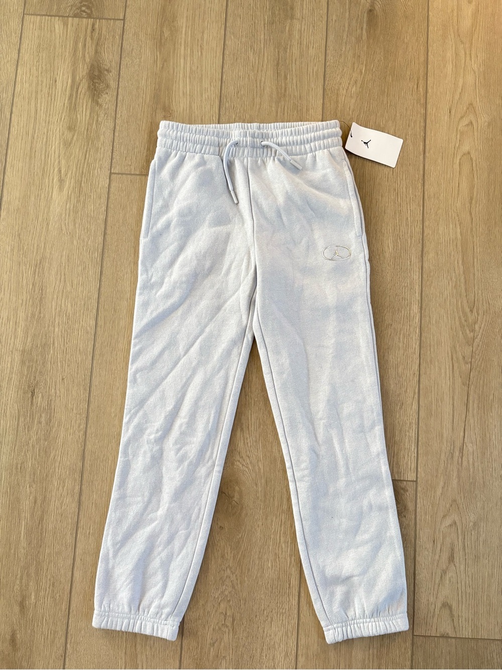 Kids Jordan Fleece Grey Jogger Pants Size Medium
